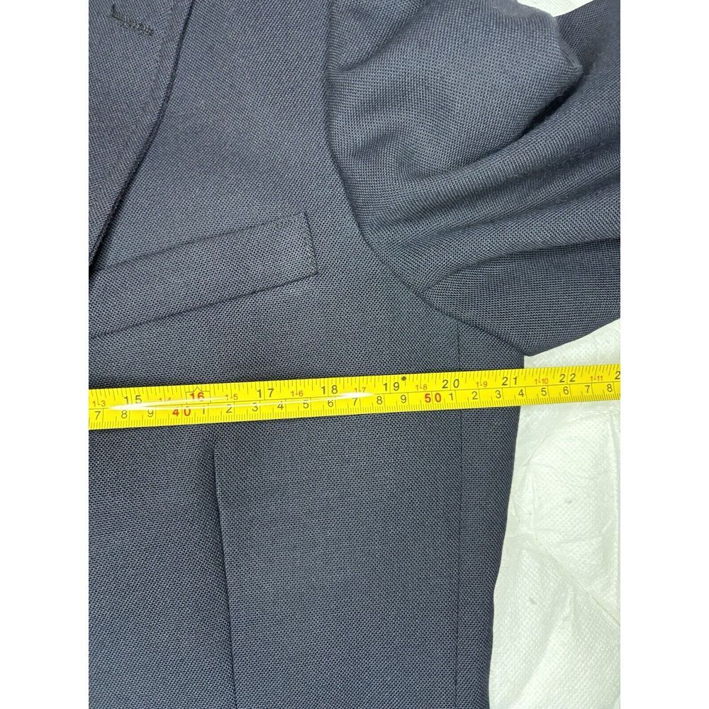 IZOD Lacoste Vintage Blue Single Breasted Two Gold‎ Buttons Blazer 42R USA Made - Picture 5 of 9